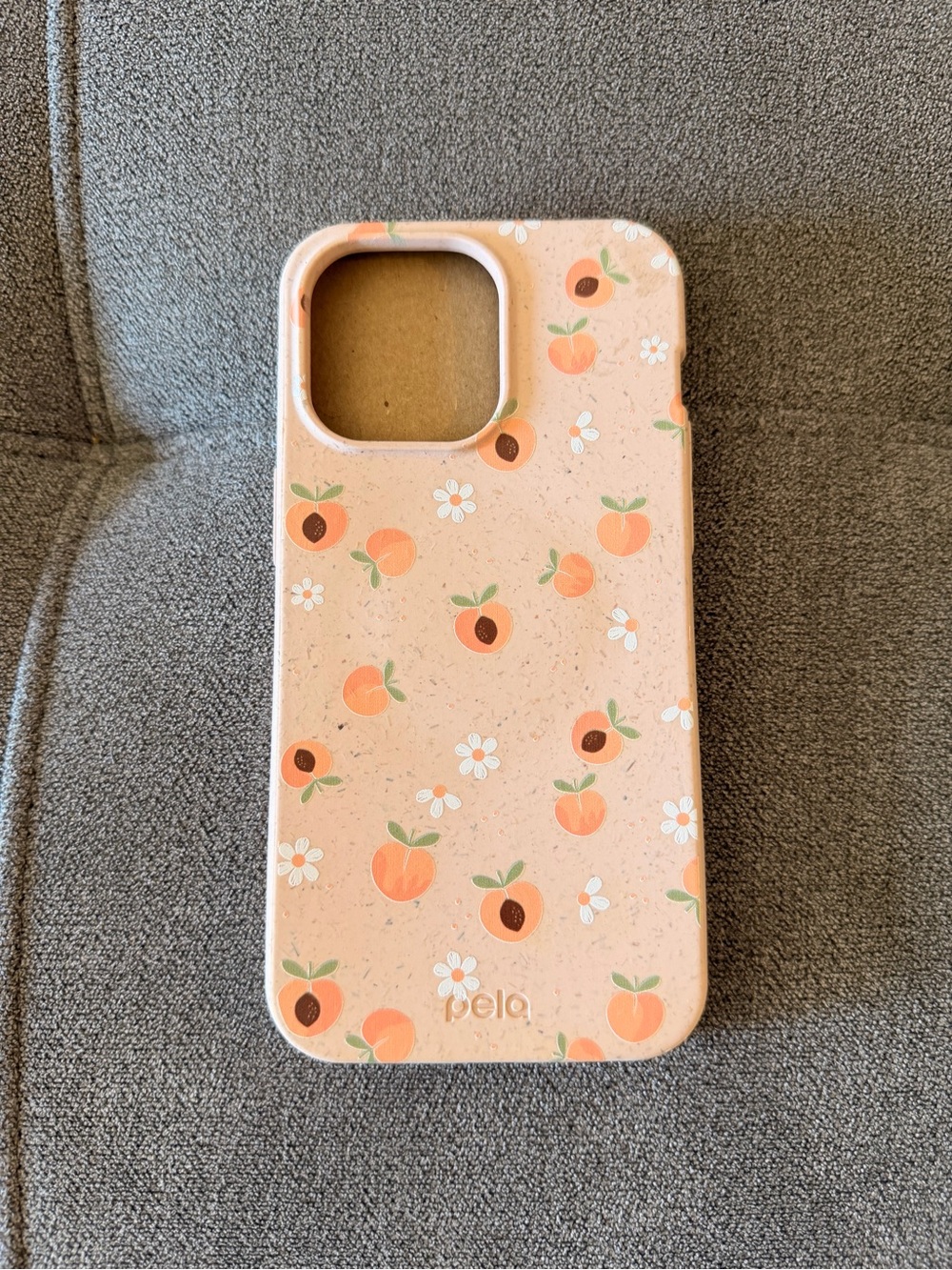 Peach Print Eco-Friendly Phone Case - Peach